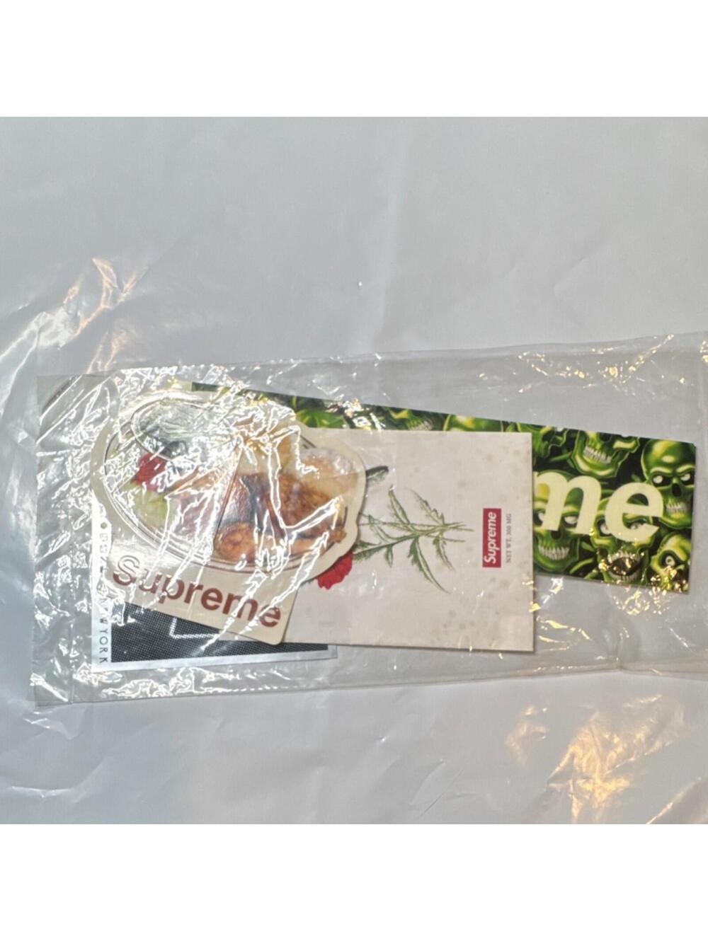 Supreme Skateboard Sticker Skull Pile glow in the dark Assorted Pack